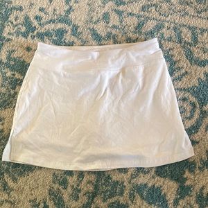 White Dri works Athletic tennis skort